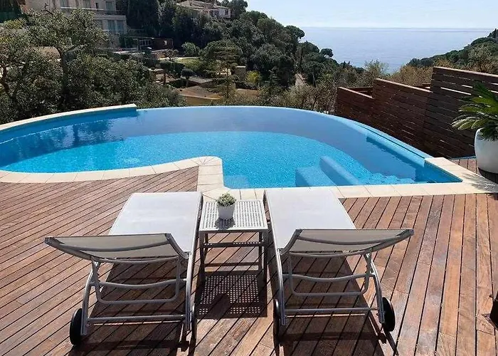 Estilo Mediterraneo A 200 M Playa Con Piscina Willa Tossa de Mar